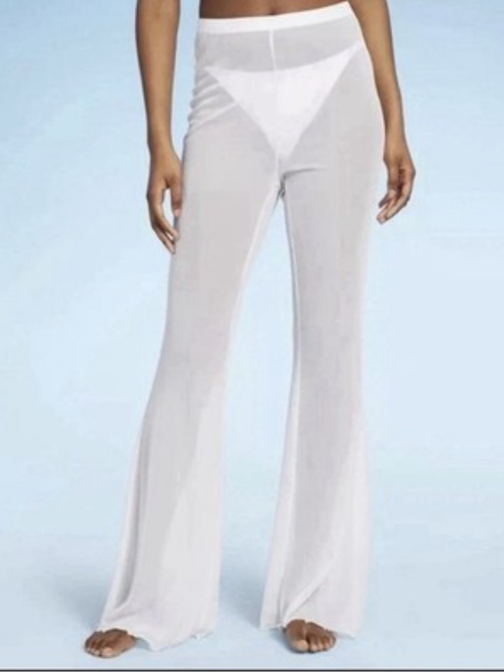 Wild Fable Mesh Flare
Cover Up Swim Beach Sheer Pants